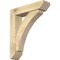 Ekena Millwork Thorton Slat Rough Sawn Bracket w/ Offset Brace, Douglas Fir, 6"W x 24"D x 28"H BKT0604X24X28THR06RDF - alternate 1